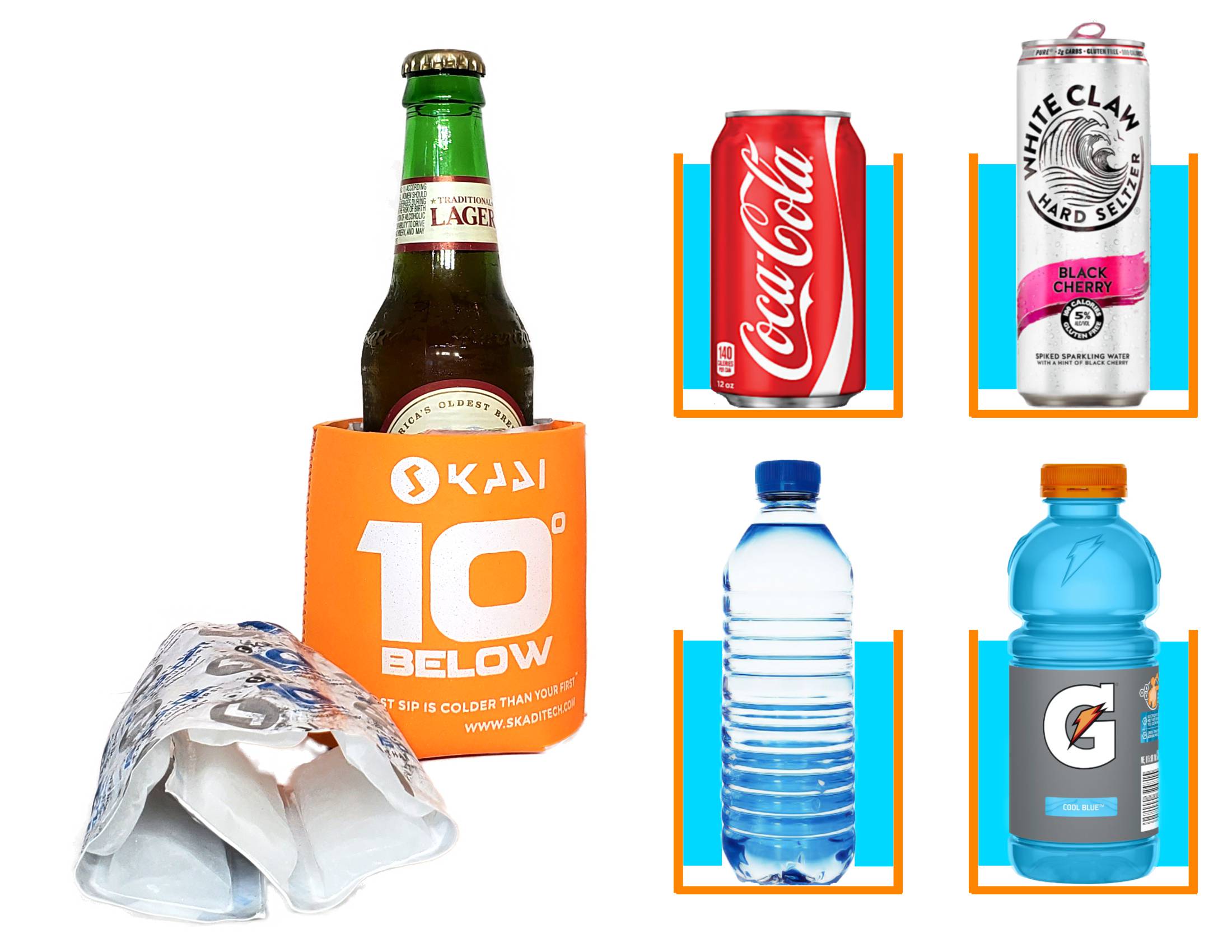classic-orange-with-other-beverage-type-profiles-2200x1700 10 Below Classic main image with various cans and bottles